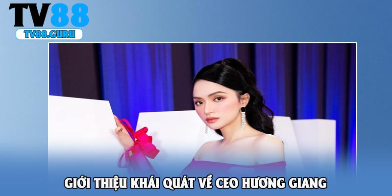 Giới thiệu khái quát về CEO Hương Giang