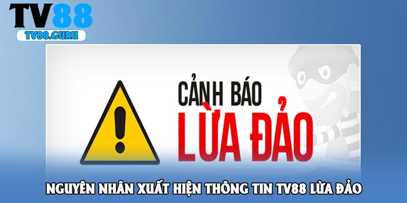 Nguyên nhân xuất hiện thông tin TV88 lừa đảo