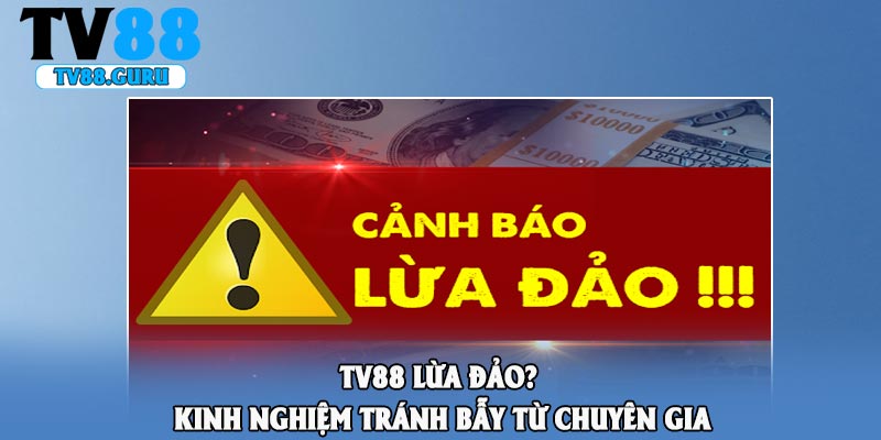 TV88 Lừa Đảo? Kinh Nghiệm Tránh Bẫy Từ Chuyên Gia